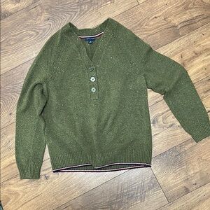Tommy Hilfiger Olive Green Sweater